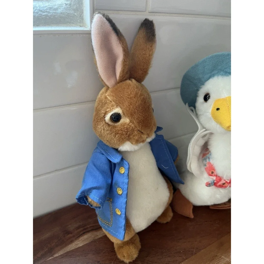 Ty Peter Rabbit & Jemima Puddle Duck Beanie Babies 2018 Movie Plush Lot 2